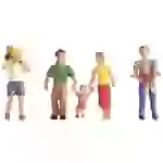 NOCH H0 Eltern und Kinder 15592 Bemalt, Stehend NOCH H0 Eltern und Kinder 15592 Bemalt, Stehend