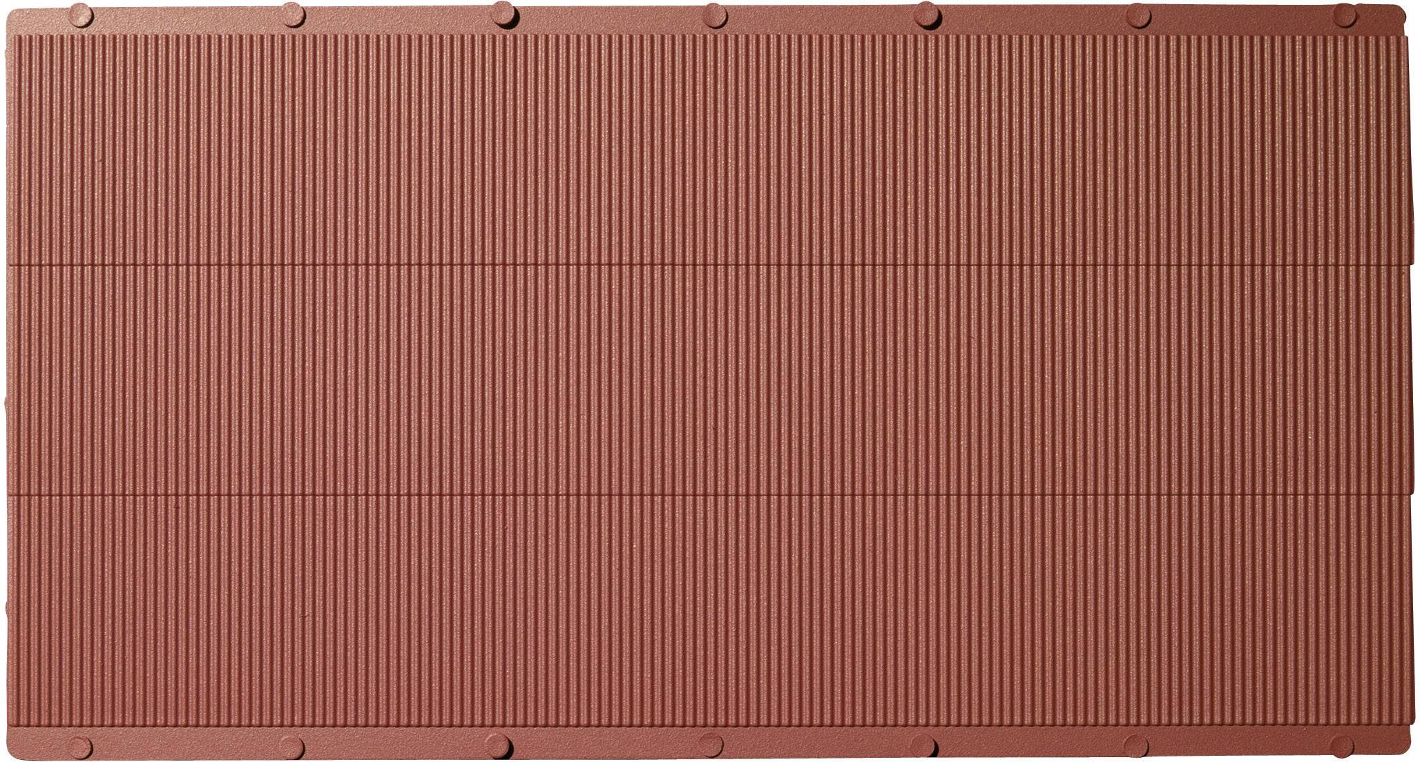 Auhagen 52430 H0, TT Kunststoff-Platten Rot, Braun (L x B) 200mm x 100mm Kunststoffmodell