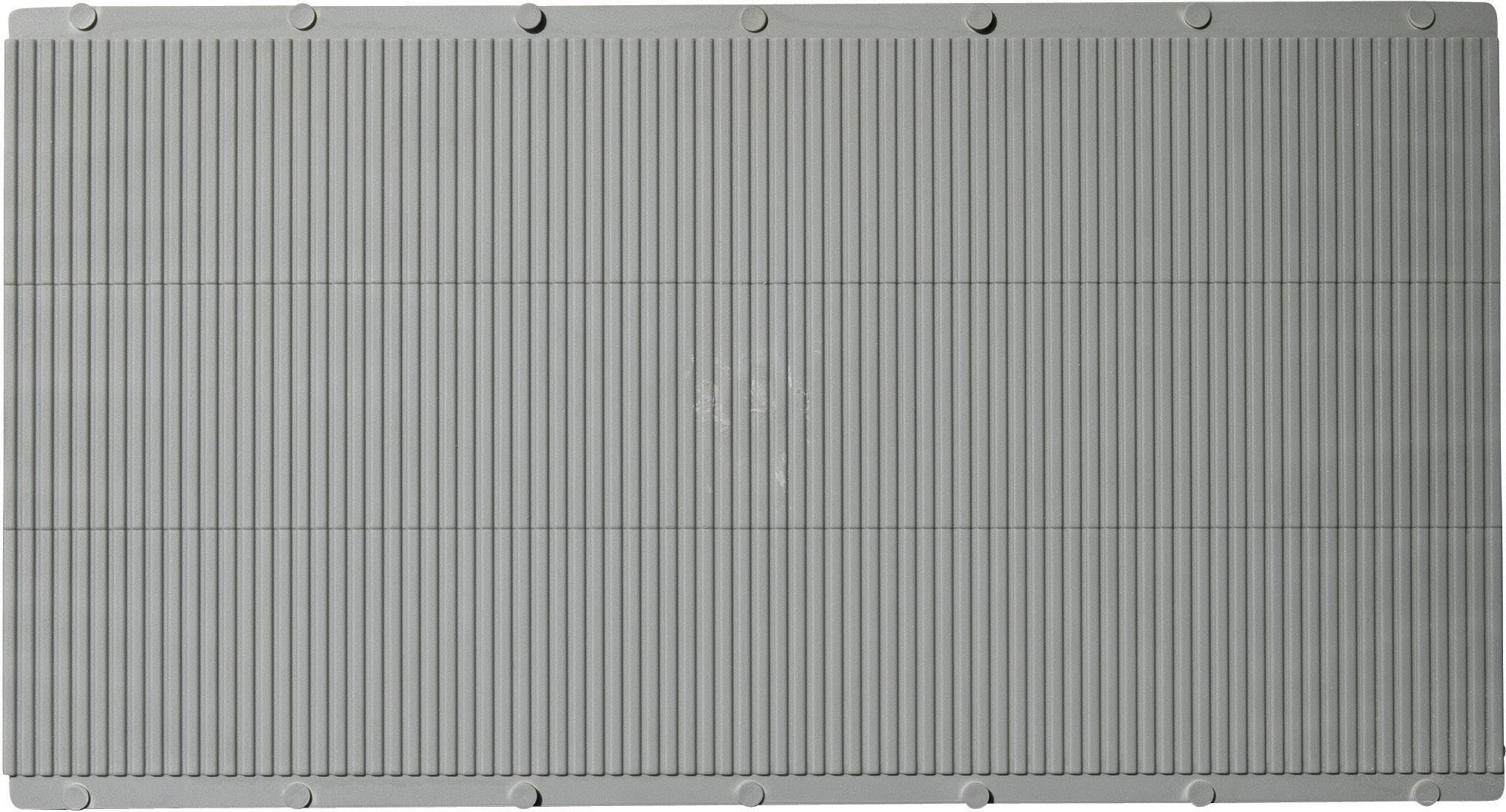 Auhagen 52433 H0, TT Kunststoff-Platten Grau (L x B) 200mm x 100mm Kunststoffmodell