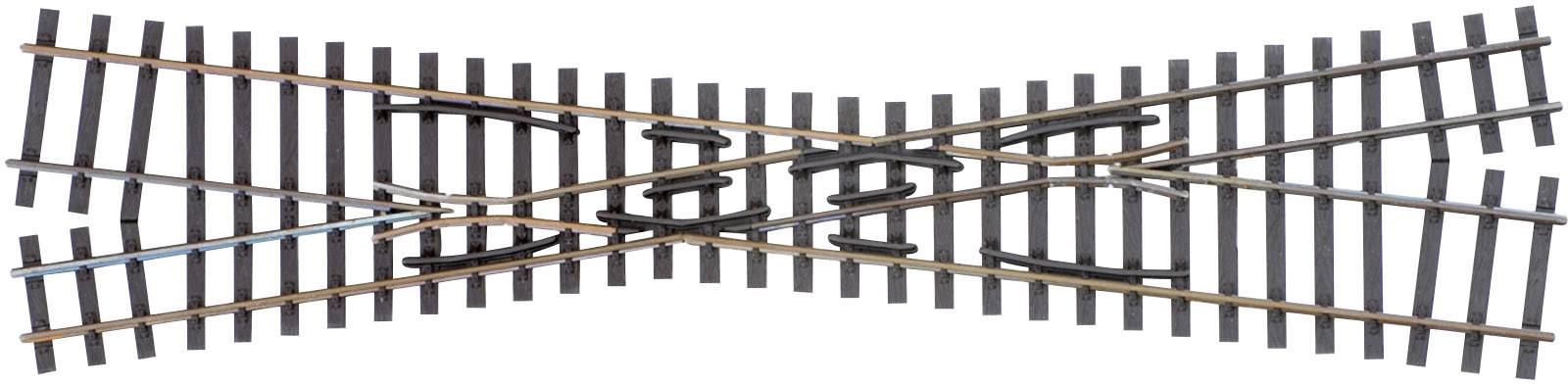 85261 H0e Tillig Schmalspur-Gleis Kreuzung 228mm 15°