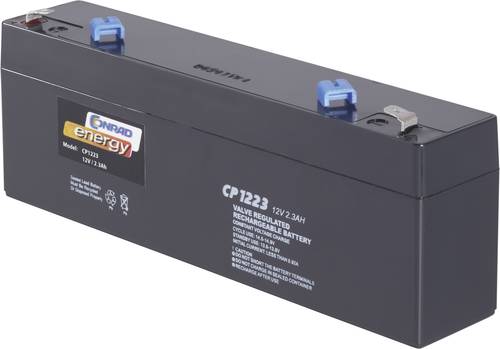 CE12V/2,3Ah 250177 Bleiakku 12V 2.3Ah Blei-Vlies (AGM) (B x H x T) 177 x 60 x 34mm Flachstecker 4.8m