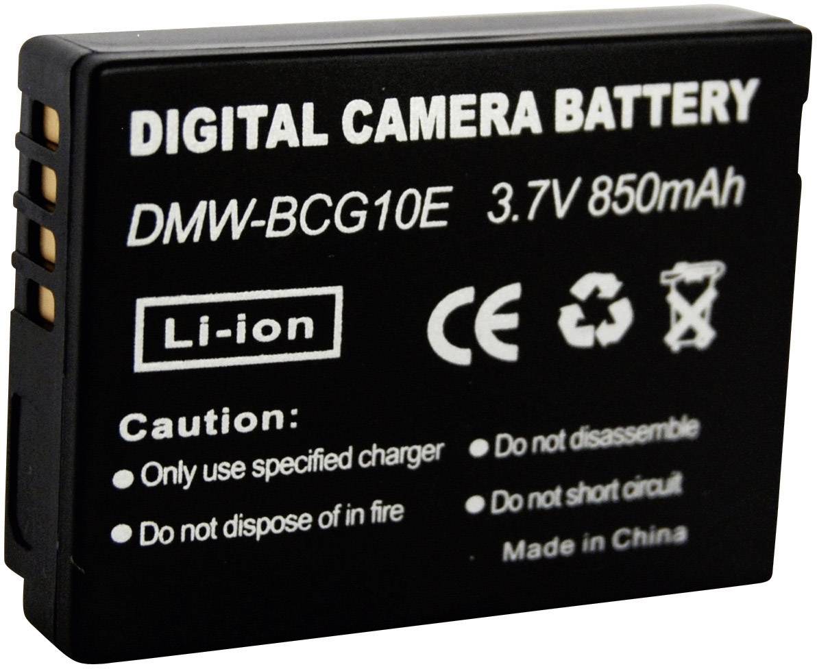 250668 Kamera-Akku ersetzt Original-Akku (Kamera) DMW-BCG10e 3.7V 700 mAh