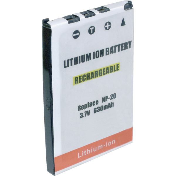 energy 250588 Batterie pour appareil photo Remplace l'accu d'origine NP-20 3.7 V 550 mAh
