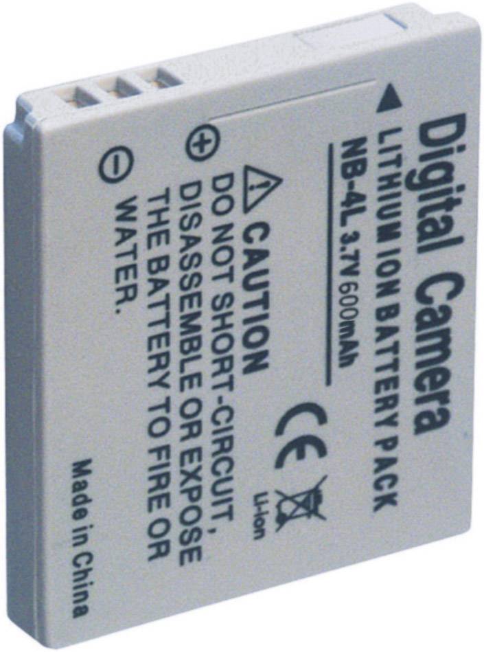 250634 Kamera-Akku ersetzt Original-Akku (Kamera) NB-4L 3.7V 600 mAh