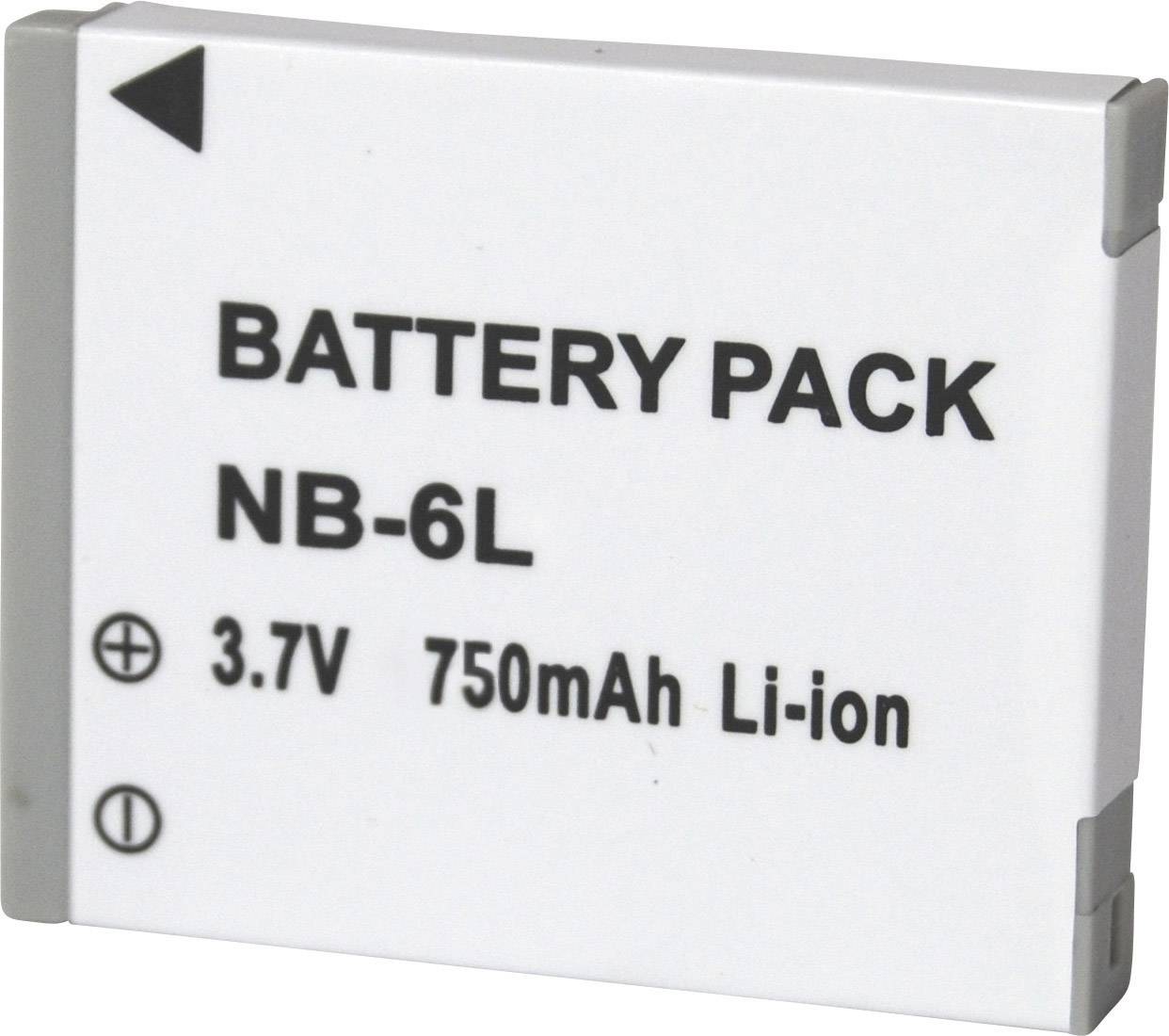 Conrad energy 250779 Kamera-Akku ersetzt Original-Akku (Kamera) NB-6L 3.7 V 600 mAh