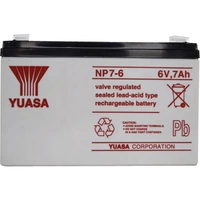 Yuasa NP7-6 NP7-6 Bleiakku 6V 7Ah Blei-Vlies (AGM) (B x H x T) 151 x 97 x 34mm Flachstecker 4.8mm Wartungsfrei Yuasa NP7-6 NP7-6 Bleiakku 6V 7Ah Blei-Vlies (AGM) (B x H x T) 151 x 97 x 34mm Flachstecker 4.8mm Wartungsfrei