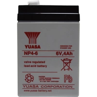 Yuasa NP4-6 NP4-6 Bleiakku 6V 4Ah Blei-Vlies (AGM) (B x H x T) 70 x 106 x 47mm Flachstecker 4.8mm Wartungsfrei Yuasa NP4-6 NP4-6 Bleiakku 6V 4Ah Blei-Vlies (AGM) (B x H x T) 70 x 106 x 47mm Flachstecker 4.8mm Wartungsfrei