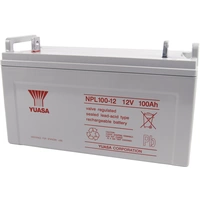 Yuasa NPL100-12 NP100-12 Bleiakku 12V 100Ah Blei-Vlies (AGM) (B x H x T) 407 x 240 x 172mm M10-Schraubanschluss Wartungsfrei Yuasa NPL100-12 NP100-12 Bleiakku 12V 100Ah Blei-Vlies (AGM) (B x H x T) 407 x 240 x 172mm M10-Schraubanschluss Wartungsfrei