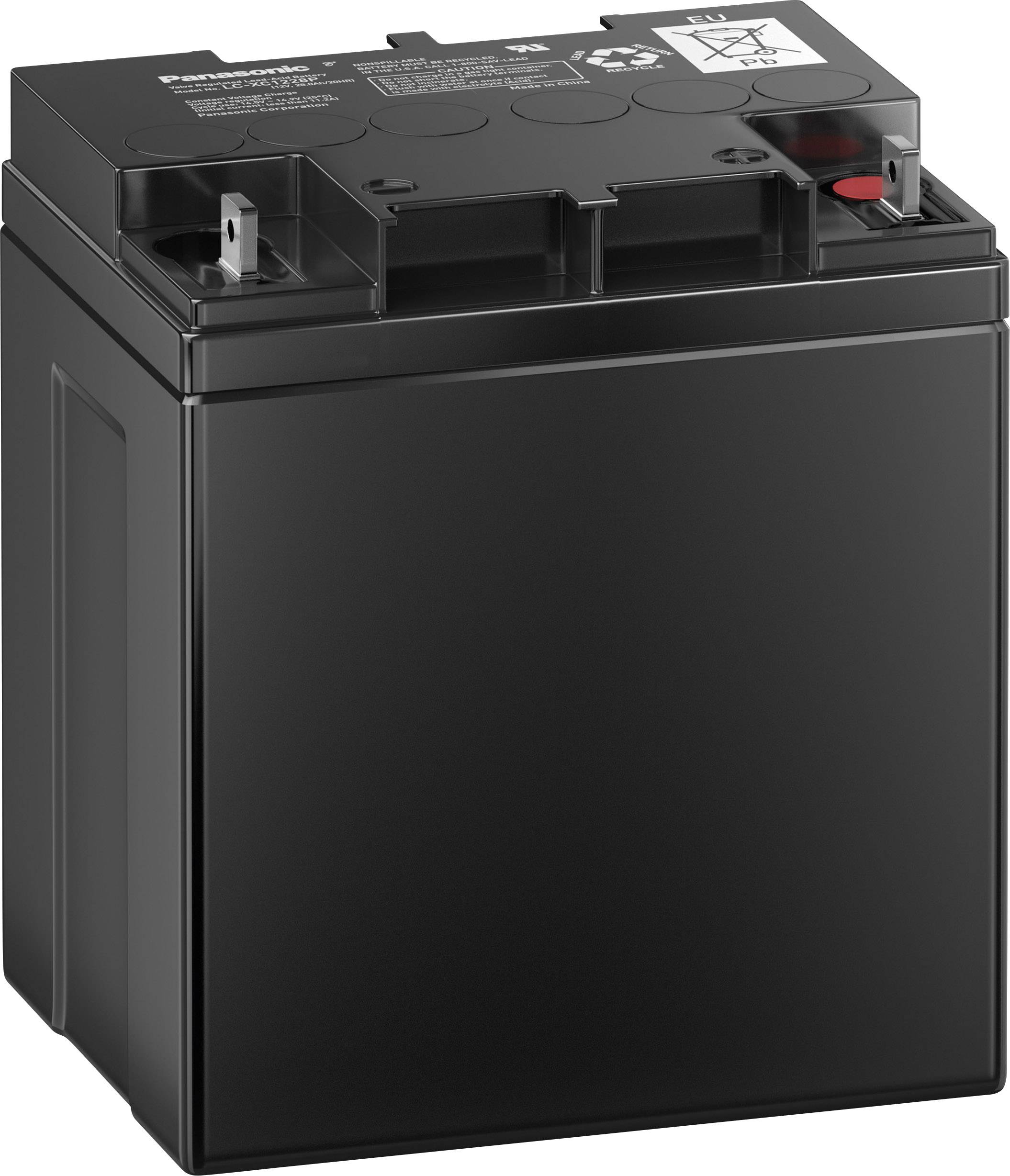 Panasonic 12 V 28 Ah LC-XC1228P Bleiakku 12 V 28 Ah Blei-Vlies (AGM) (B x H x T) 165 x 175 x 125 mm M5-Schraubanschluss Wartungsfrei, Zyklenfest