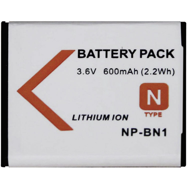energy NPBN1 Batterie pour appareil photo Remplace l'accu d'origine NP-BN1 3.6 V 500 mAh