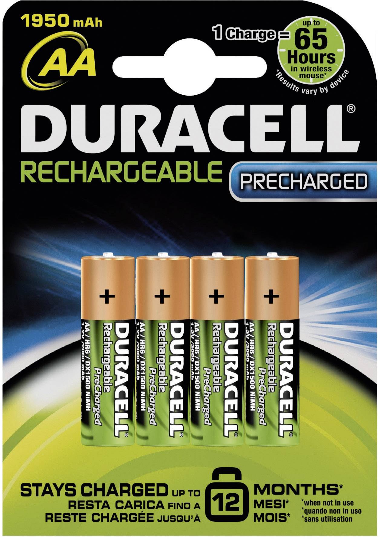 Duracell Staycharged Mignon 2000mah 4er
