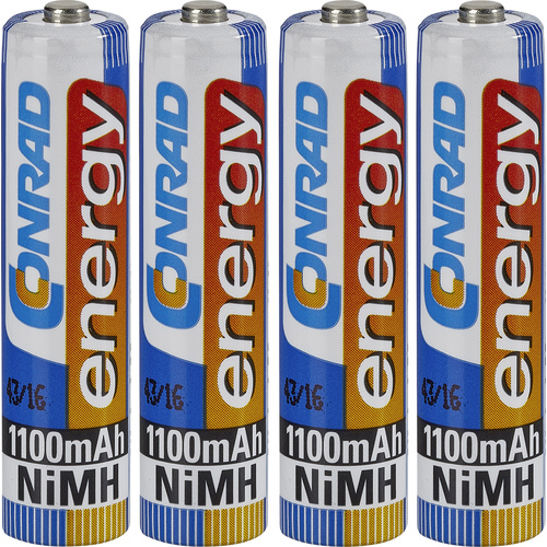 energy HR03 Pile rechargeable LR3 (AAA) NiMH 1100 mAh 1.2 V 4 pc(s)