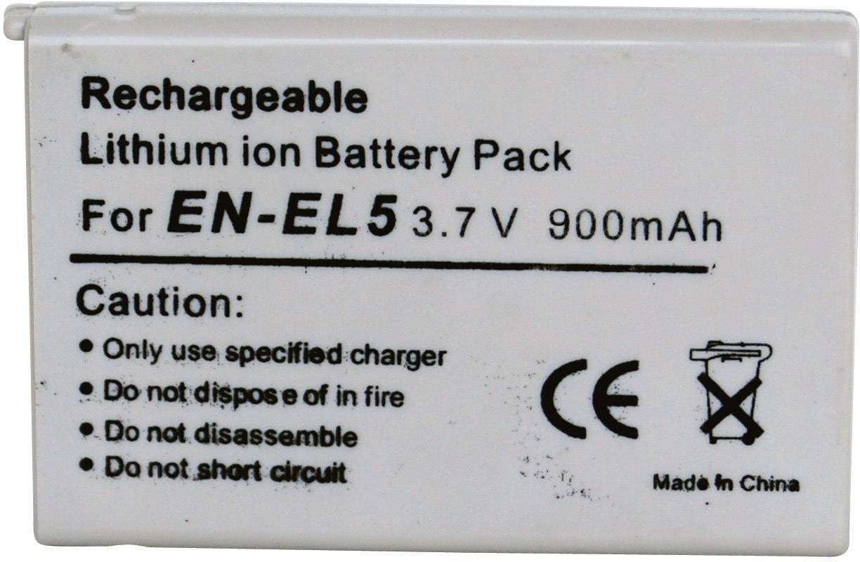 Conrad energy 251128 Kamera-Akku ersetzt Original-Akku (Kamera) EN-EL5 3.7 V 900 mAh
