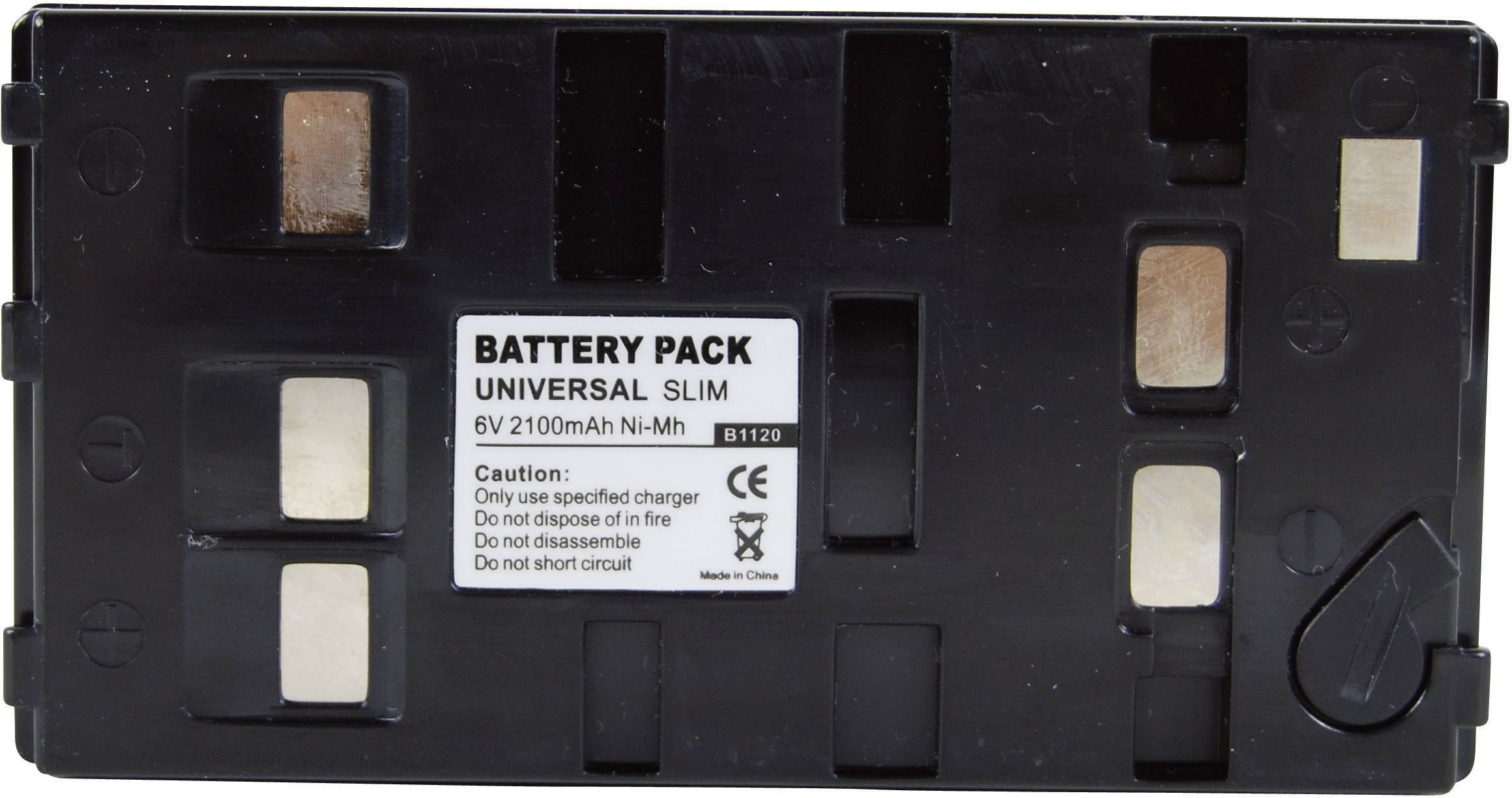 251134 Kamera-Akku ersetzt Original-Akku (Kamera) Uni-Pan 6V 1800 mAh
