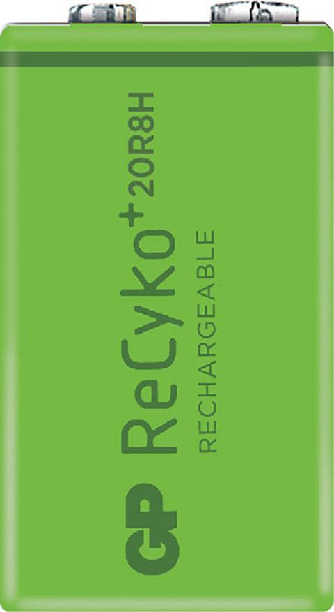 GP Batteries ReCyko+ 6LR61 9 V Block-Akku NiMH 200 mAh 8.4 V 1 St.