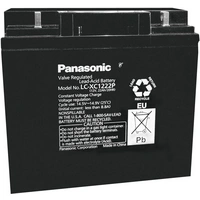 Panasonic 12 V 22 Ah LC-XC1222P Bleiakku 12 V 22 Ah Blei-Vlies (AGM) (B x H x T) 181 x 167 x 76 mm M5-Schraubanschluss Wartungsfrei, Zyklenfest Panasonic 12 V 22 Ah LC-XC1222P Bleiakku 12 V 22 Ah Blei-Vlies (AGM) (B x H x T) 181 x 167 x 76 mm M5-Schraubanschluss Wartungsfrei, Zyklenfest