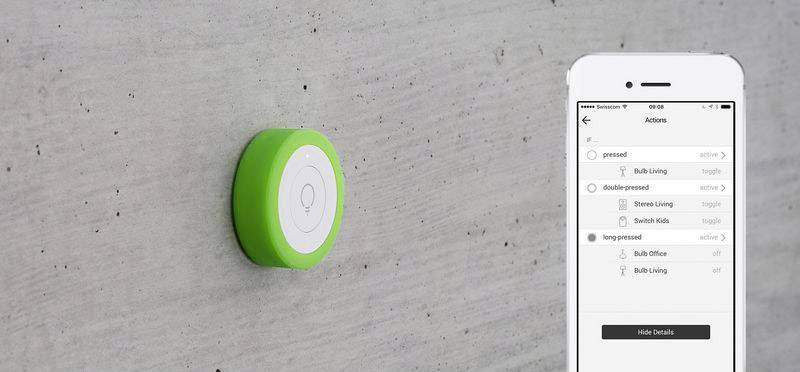 myStrom PQWBB1 Wandschalter Button Plus Aufputz