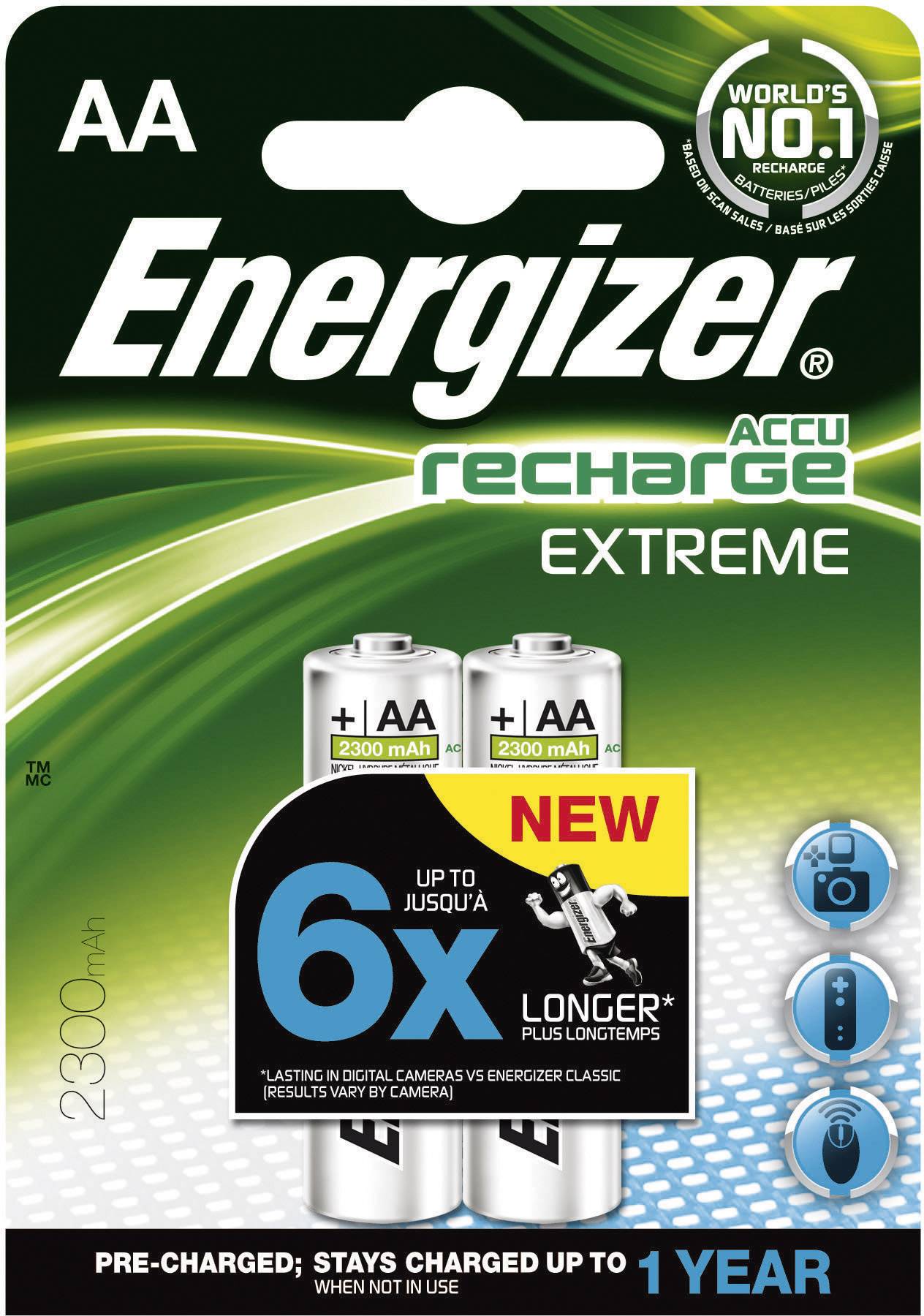 Energizer Extreme HR06 Mignon (AA)-Akku NiMH 2300 mAh 1.2 V 2 St.