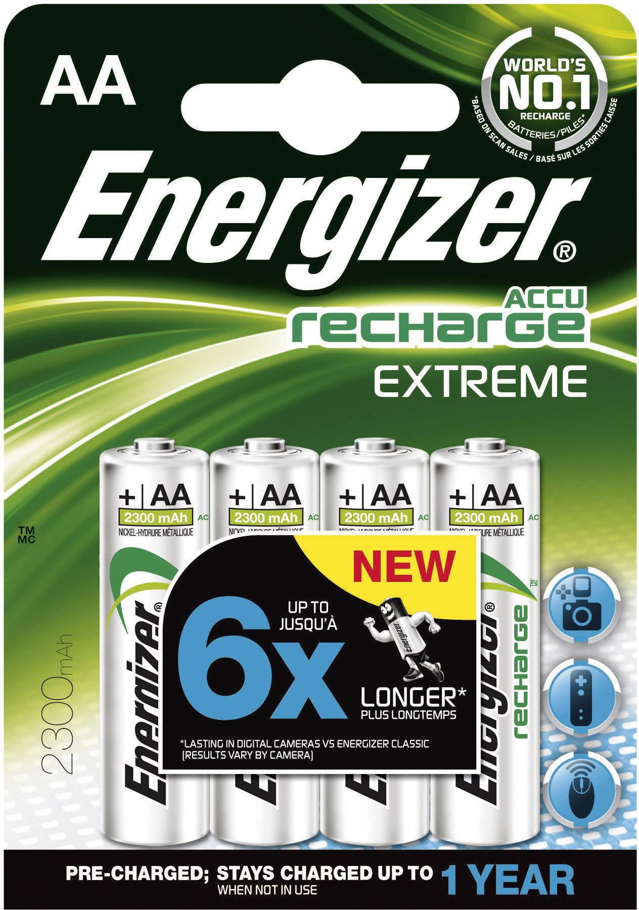 Energizer Extreme HR06 Mignon (AA)-Akku NiMH 2300 mAh 1.2 V 4 St.
