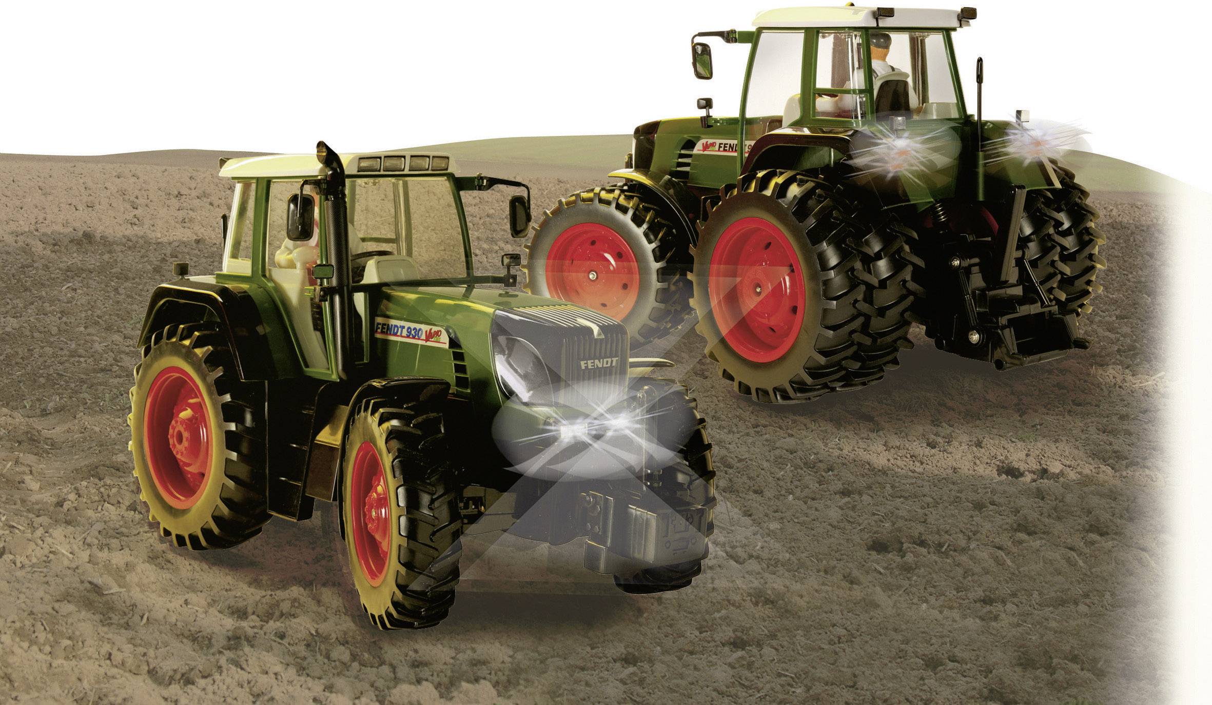 Carson Modellsport Fendt Vario 1:14 RC Einsteiger Funktionsmodell Landwirtschaftsfahrzeug inkl. Akku, Ladegerät und