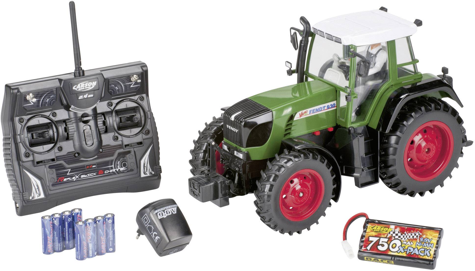 Carson Modellsport Fendt Vario 1:14 RC Einsteiger Funktionsmodell Landwirtschaftsfahrzeug inkl. Akku, Ladegerät und