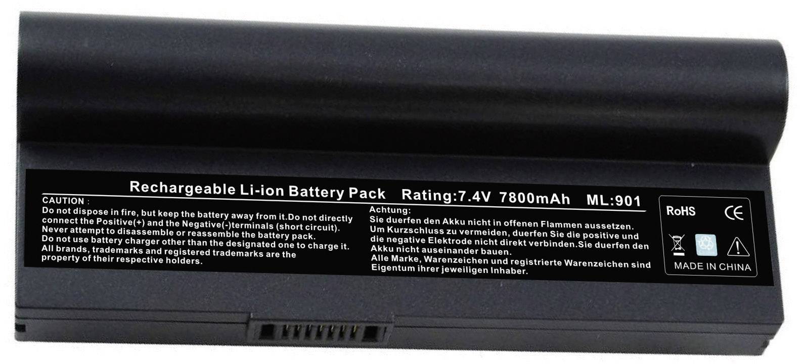 Beltrona Notebook-Akku 7.4V 6600 mAh Asus