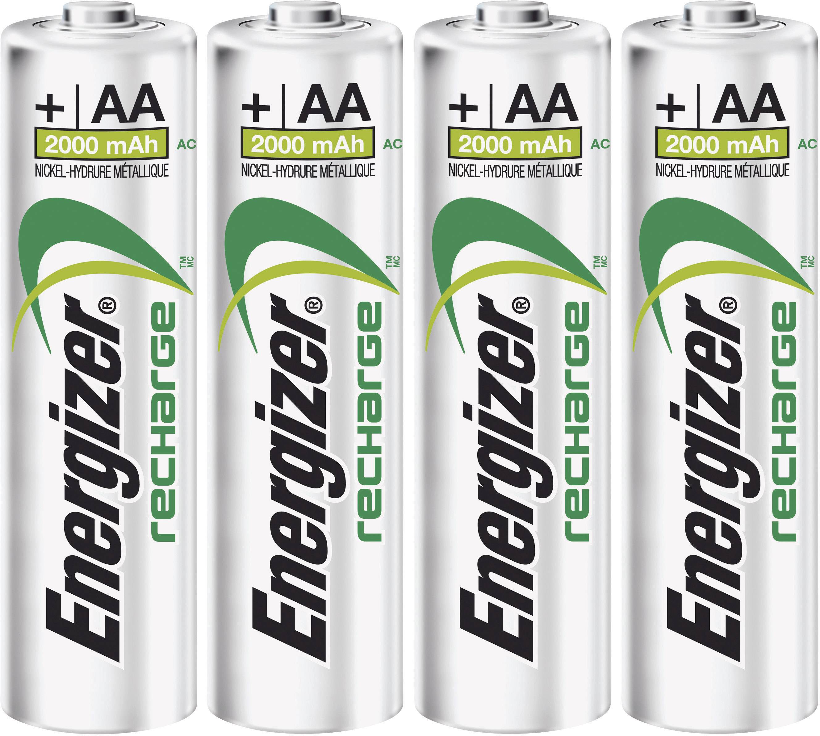 Energizer Power Plus HR06 Mignon (AA)-Akku NiMH 2000 mAh 1.2 V 4 St.