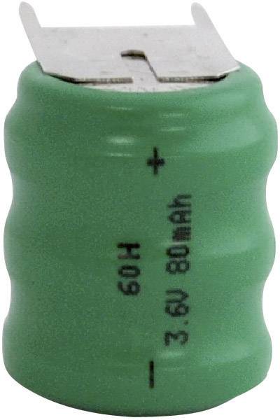 Emmerich 60 H, SLF Knopfzellen-Akku 60H NiMH 80 mAh 3.6V 1St.
