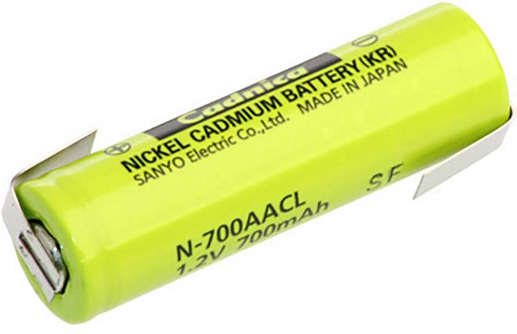 Panasonic AA ZLF Spezial-Akku Mignon (AA) Z-Lötfahne NiCd 1.2V 700 mAh 1St.