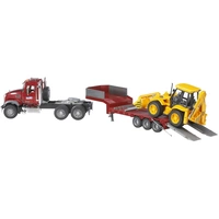 Bruder LKW Modell Mack Granite mitJCB 4CX Bagger Fertigmodell LKW Modell Bruder LKW Modell Mack Granite mitJCB 4CX Bagger Fertigmodell LKW Modell