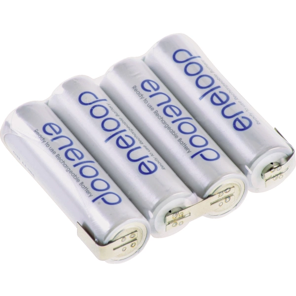 Panasonic eneloop Reihe F1x4 Akkupack 4x Mignon (AA) Z-Lötfahne NiMH 4.8V 1900 mAh Panasonic eneloop Reihe F1x4 Akkupack 4x Mignon (AA) Z-Lötfahne NiMH 4.8V 1900 mAh