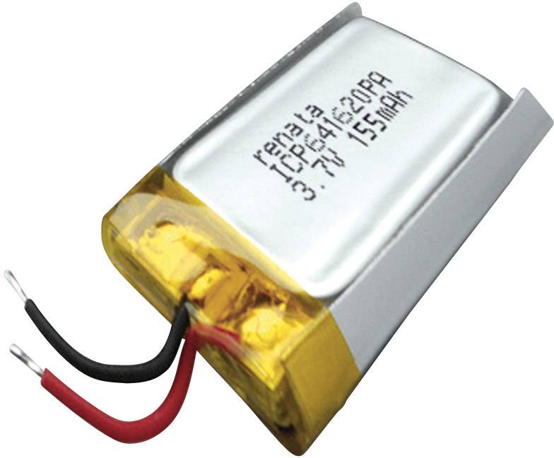 Renata ICP641620PA Spezial-Akku Prismatisch Kabel LiPo 3.7 V 165 mAh 1 St.