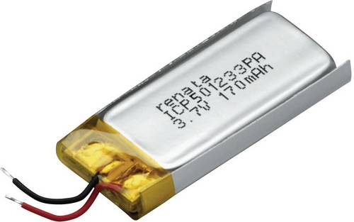 Renata ICP501233PA Spezial-Akku Prismatisch Kabel LiPo 3.7 V 175 mAh 1 St.