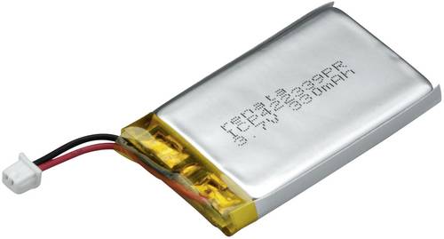 ICP422339PR Spezial-Akku Prismatisch Stecker LiPo 3.7V 340 mAh