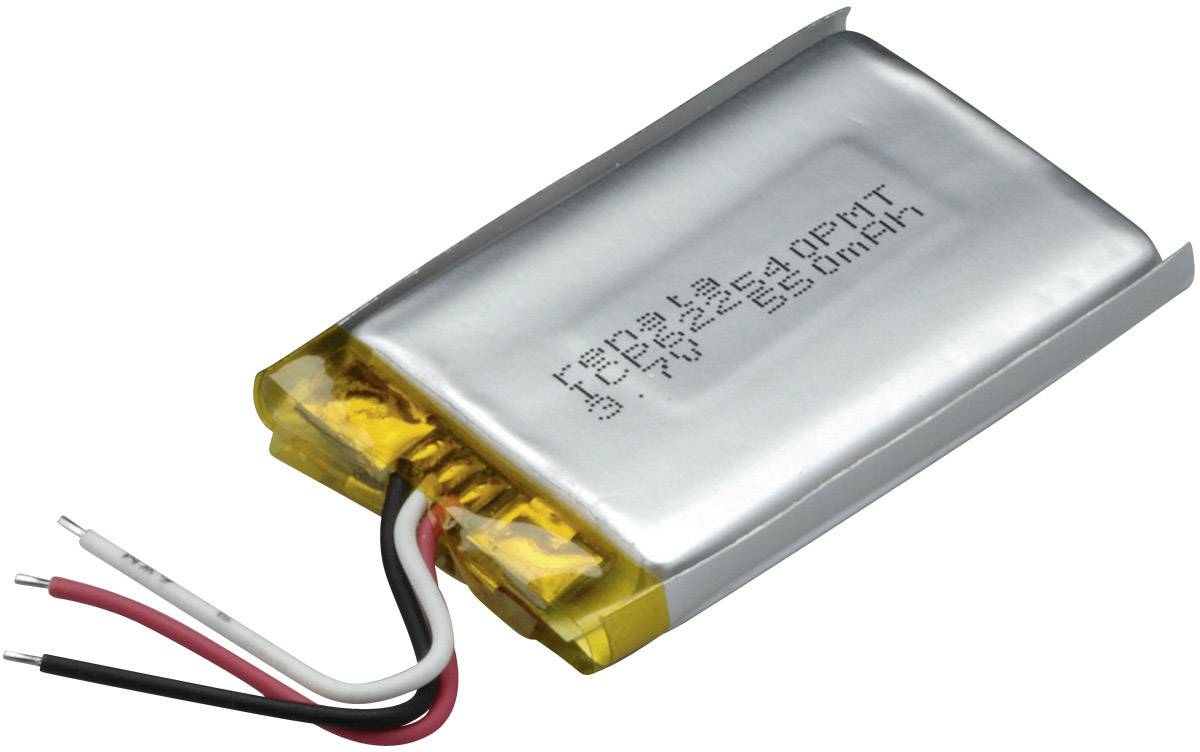 Renata ICP622540PMT Spezial-Akku Prismatisch Kabel LiPo 3.7 V 600 mAh 1 St.