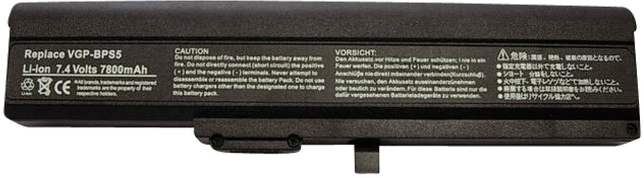 Beltrona Notebook-Akku 7.4V 11000 mAh Sony