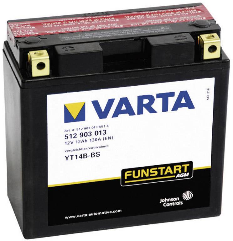 VAR512903013 MOTORRADBATT. YT14B-4