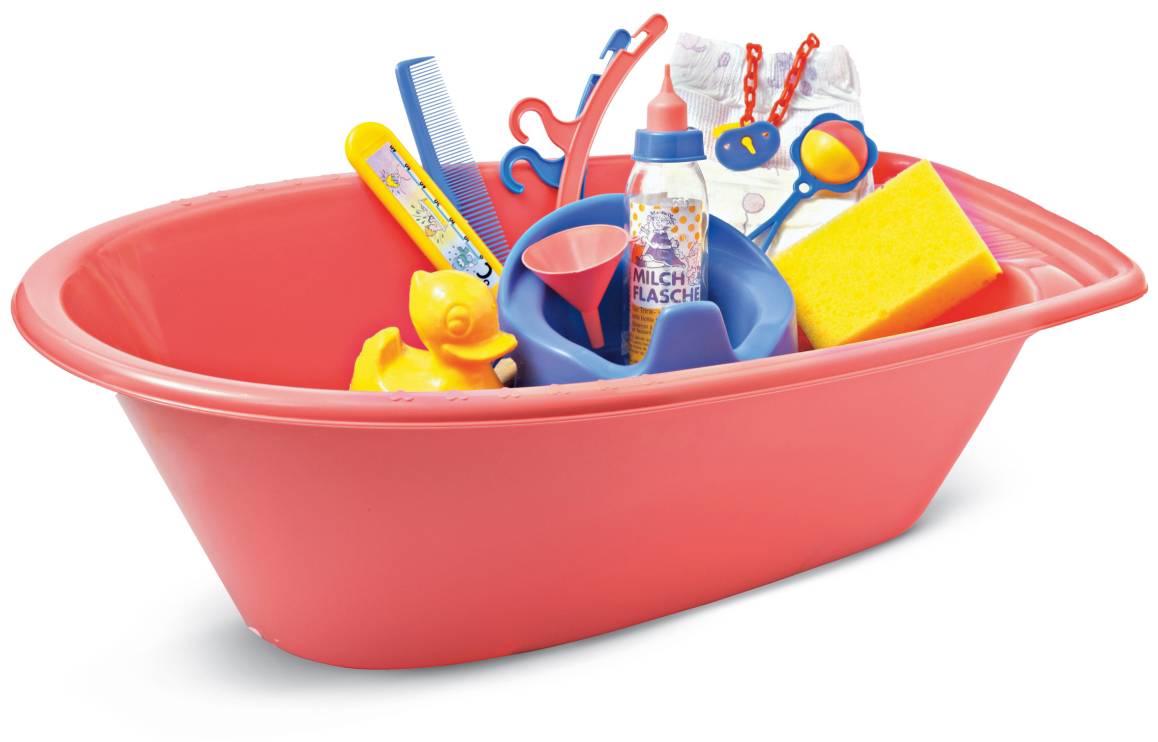 Puppen-Badewanne mit Zubehör, ca. 50cm 713 | SMDV - weil ...