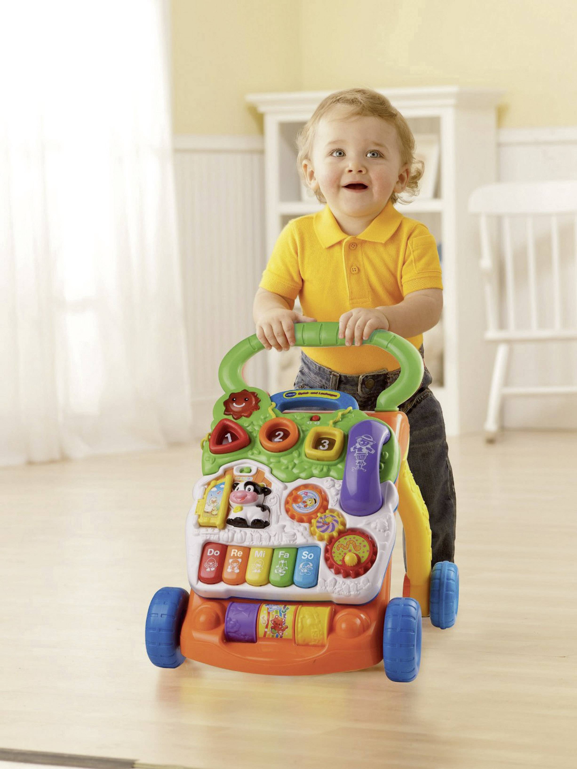 Spiel- und Laufwagen mit Sound