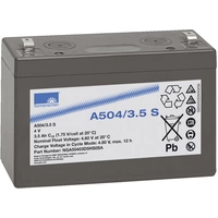 GNB Sonnenschein A504/3,5 S NGA50403D5HS0SA Bleiakku 4 V 3.5 Ah Blei-Gel (B x H x T) 91 x 65 x 35 mm Flachstecker 4.8 mm Wartungsfrei GNB Sonnenschein A504/3,5 S NGA50403D5HS0SA Bleiakku 4 V 3.5 Ah Blei-Gel (B x H x T) 91 x 65 x 35 mm Flachstecker 4.8 mm Wartungsfrei