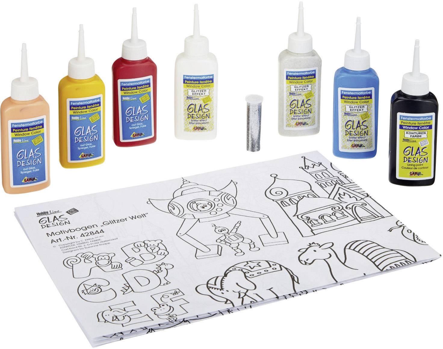 Window Color Glas Design Glitzerwelt