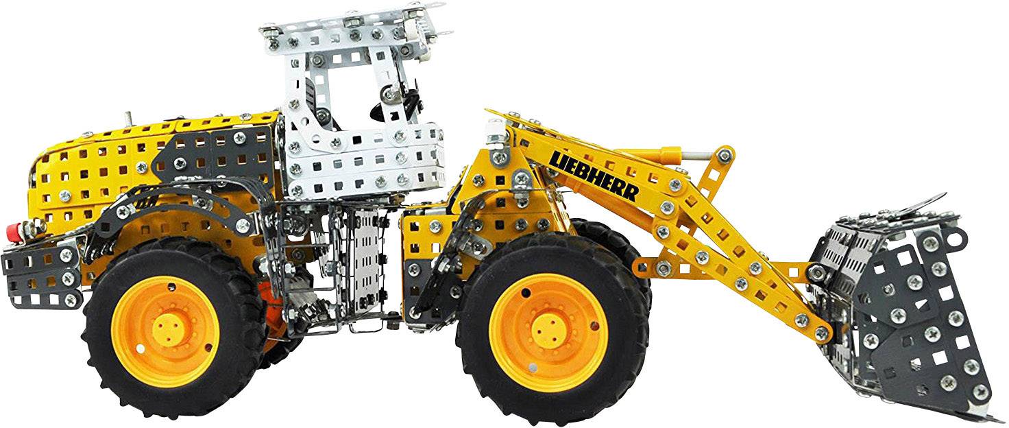 Metallbaukasten - Liebherr Radlader mit Schaufel, 1:25