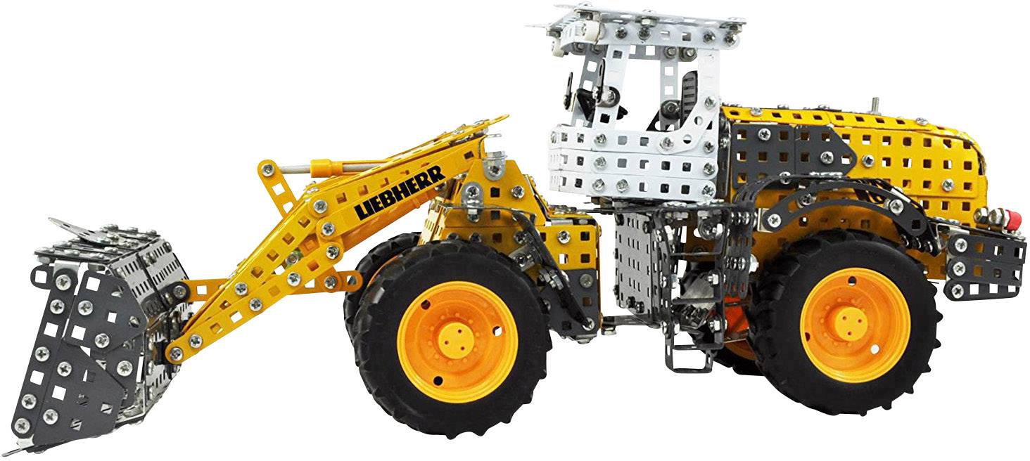 Metallbaukasten - Liebherr Radlader mit Schaufel, 1:25
