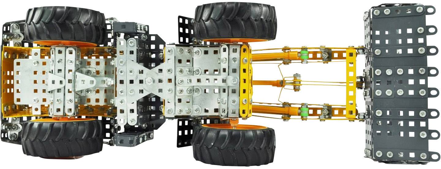 Metallbaukasten - Liebherr Radlader mit Schaufel, 1:25