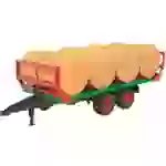 Bruder Ballentransportanhänger mit 8 Rundballen Fertigmodell Landwirtschafts Modell Bruder Ballentransportanhänger mit 8 Rundballen Fertigmodell Landwirtschafts Modell