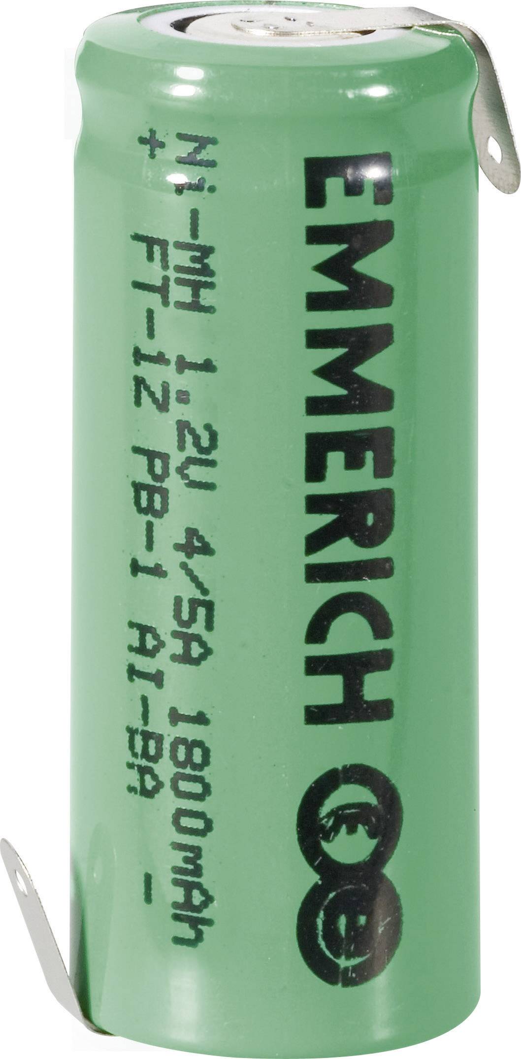 Emmerich 4/5A ZLF Spezial-Akku 4/5A Z-Lötfahne NiMH 1.2V 1800 mAh
