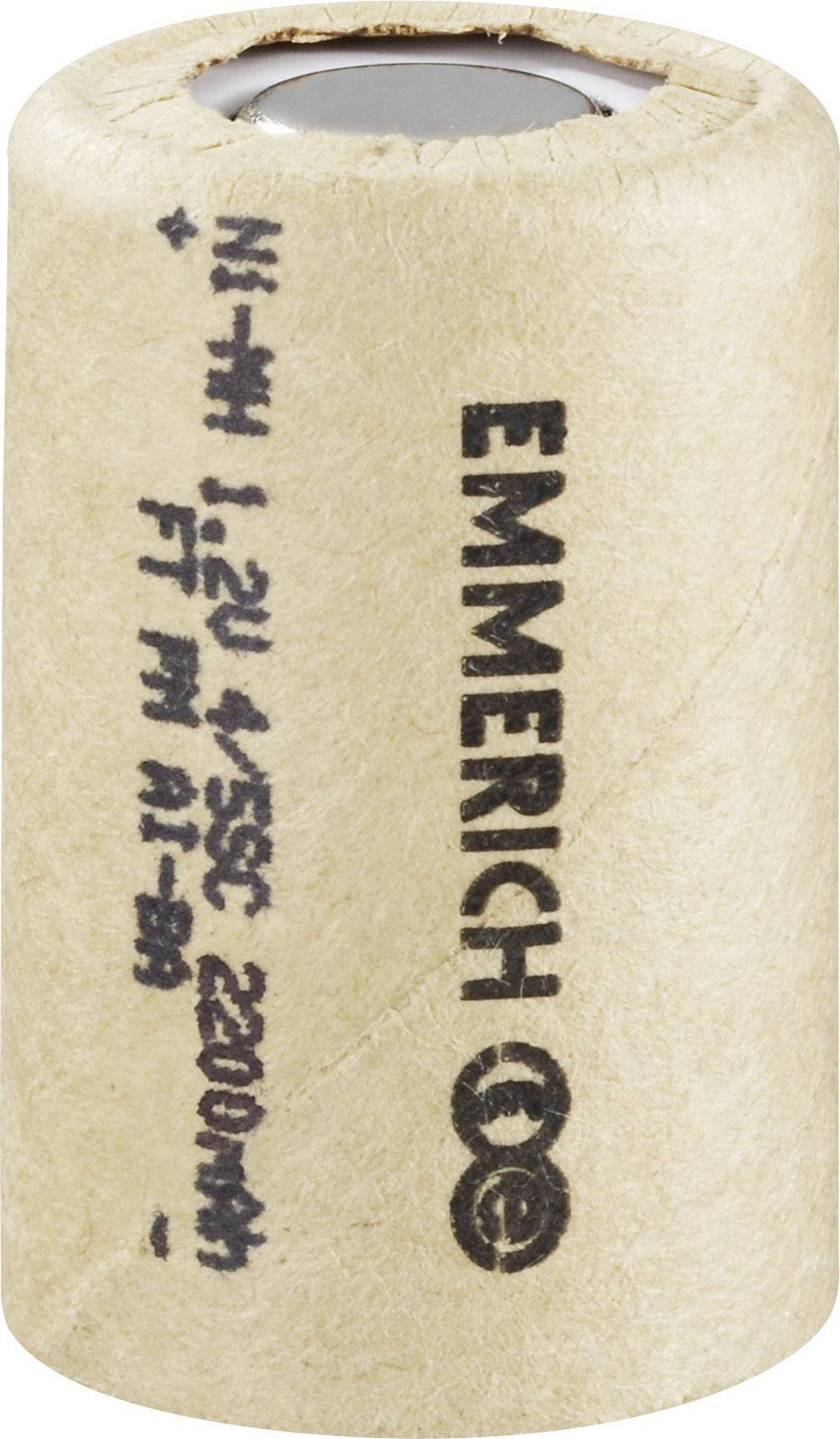 Emmerich 4/5 SUB C Spezial-Akku 4/5 Sub-C Flat-Top NiMH 1.2 V 2200 mAh