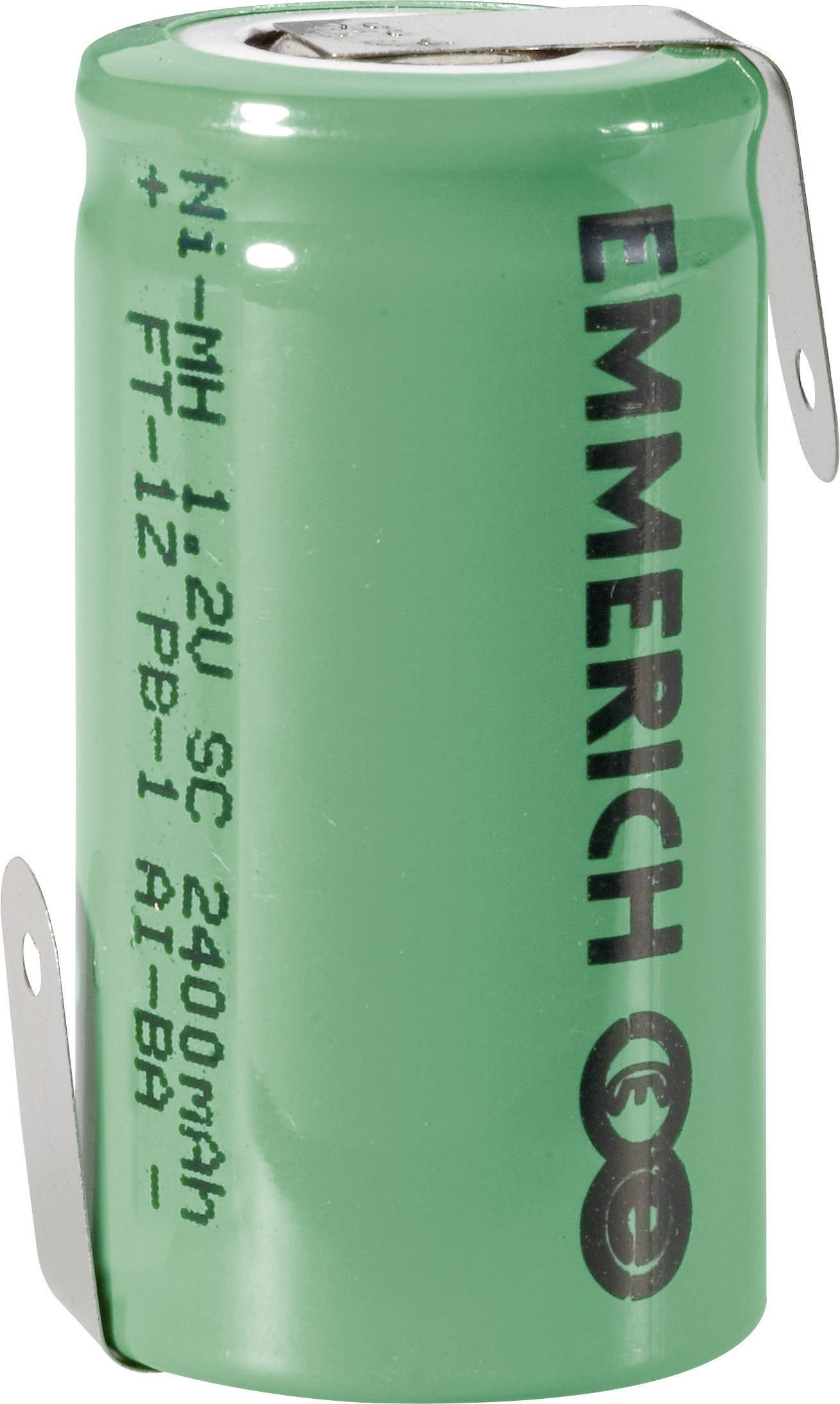 Emmerich SUB C ZLF Spezial-Akku Sub-C Z-Lötfahne NiMH 1.2 V 2400 mAh