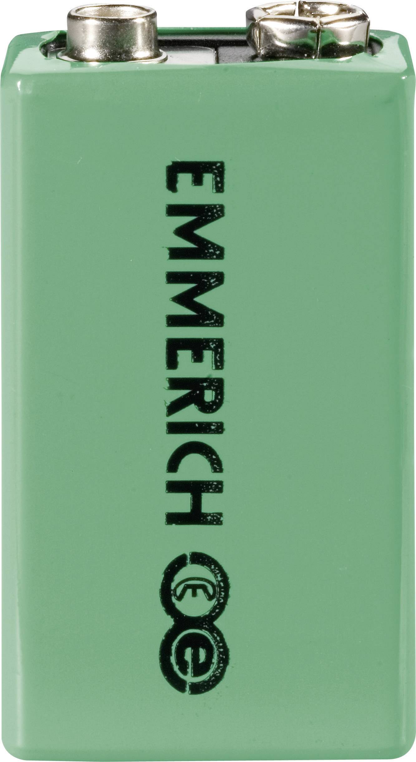 Emmerich 6LR61 9V Block-Akku NiMH 200 mAh 9.6V 1St.