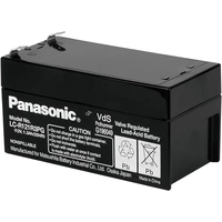 Panasonic 12 V 1,3 Ah LC-R121R3PG Bleiakku 12 V 1.3 Ah Blei-Vlies (AGM) (B x H x T) 97 x 50 x 48 mm Flachstecker 4.8 mm VDS-Zertifizierung Panasonic 12 V 1,3 Ah LC-R121R3PG Bleiakku 12 V 1.3 Ah Blei-Vlies (AGM) (B x H x T) 97 x 50 x 48 mm Flachstecker 4.8 mm VDS-Zertifizierung